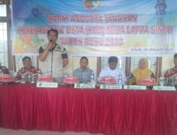 Pertama Gelar RAT 2023 di Sinjai, SHU KUD Mina Lappa Tembus Rp94 Juta