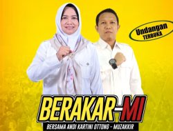 Besok, Ribuan Pendukung Iringi Langkah Cakada Kartini-Muzakkir Daftar ke KPU Sinjai