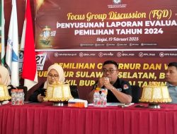KPU Sinjai Gelar FGD Evaluasi Pelaksanaan Pilkada 2024