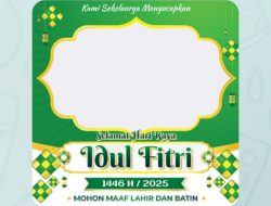 Gratis Link Twibbon Idul Fitri 2025 untuk Lebaran via Media Sosial