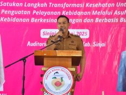 Muscab IBI Sinjai, Wabup Mahyanto: Bidan Ujung Tombak Kesehatan