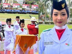 Ini Sosok Paskibraka Jilbab Cantik Pembawa Baki Upacara HUT RI ke-80 di Sinjai