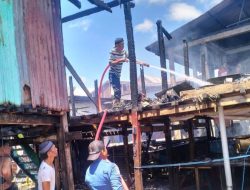 Empat Rumah Nelayan di Sinjai Utara Ludes Dilalap Api