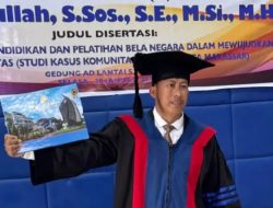Dedikasi dan Disiplin, Perwira Polri Asal Sinjai Andi Rahmatullah Resmi Sandang Gelar Doktor