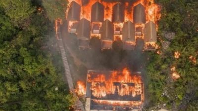 Penginapan Paduppa Resort Bira Terbakar, Satu Penghuni Tewas Terjebak di Toilet