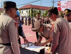 Mutasi Besar di Polres Sinjai, Kapolres Tekankan Kinerja Unggul