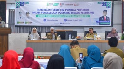 Dinkes Sinjai Akselerasi Layanan Kesehatan Berbasis Posyandu
