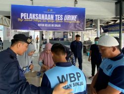 Rutan Sinjai Deklarasi Bebas HP Ilegal dan Narkoba, Seluruh Pegawai Jalani Tes Urine