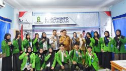 Diskominfo Sinjai Terima 15 Mahasiswa KPI IAIN Bone Magang di Radio dan TV Daerah