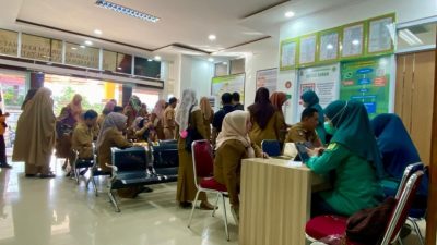 Diskominfosan Sinjai Dukung Program CKG, 70 Pegawai Jalani Pemeriksaan Kesehatan