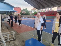 Pastikan Bhayangkara Basketball Sukses, Ketua PERBASI dan Kapolres Sinjai Tinjau Venue