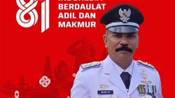 Kades Saukang Ajak Warga Kibarkan Merah Putih Sambut HUT ke-81 RI
