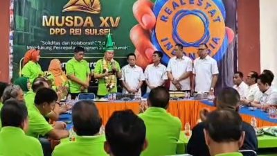 Dikawal Senior dan Ratusan Pendukung, HBS Resmi Bertarung di Musda REI Sulsel